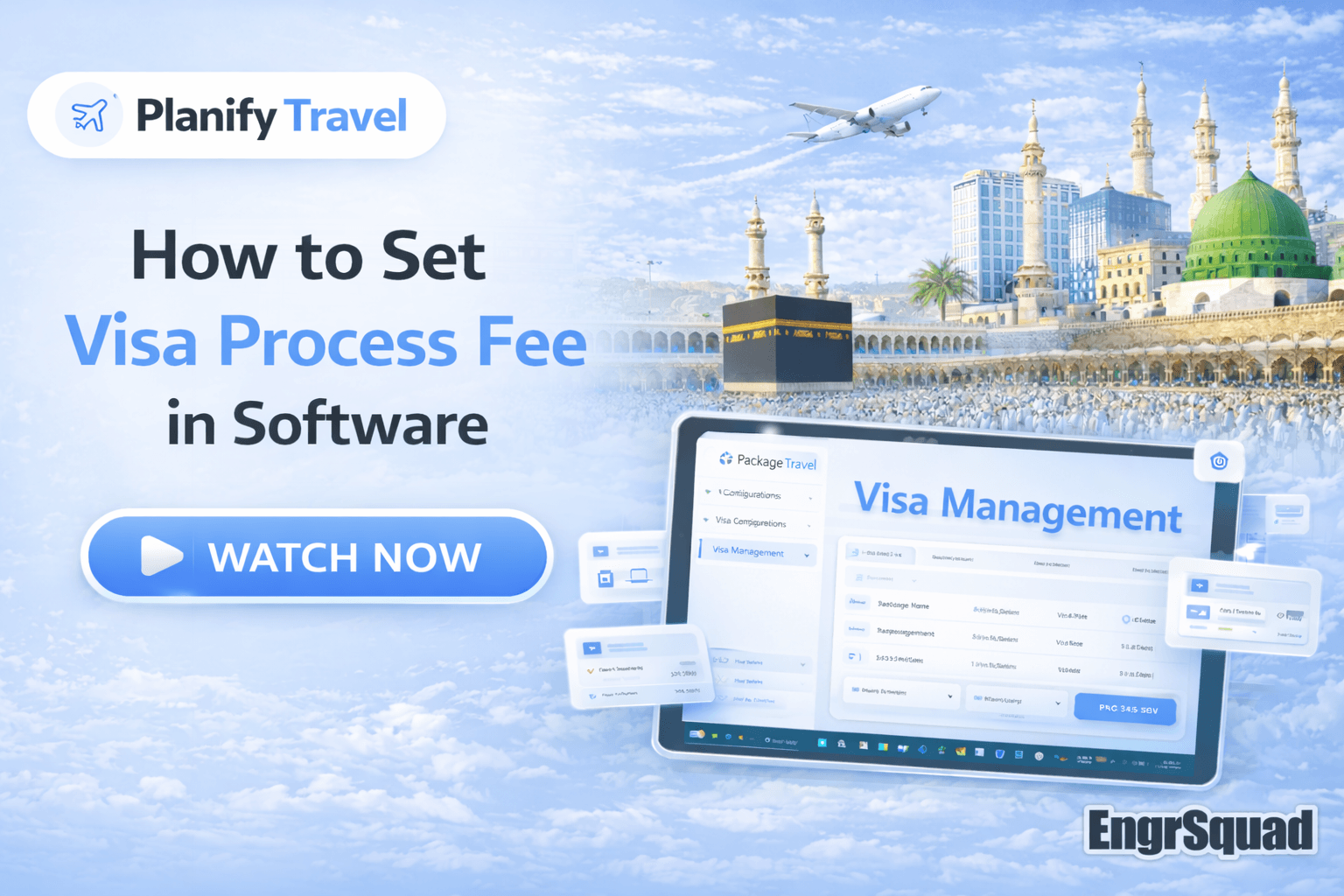 How to Set Visa Process Fee in Software